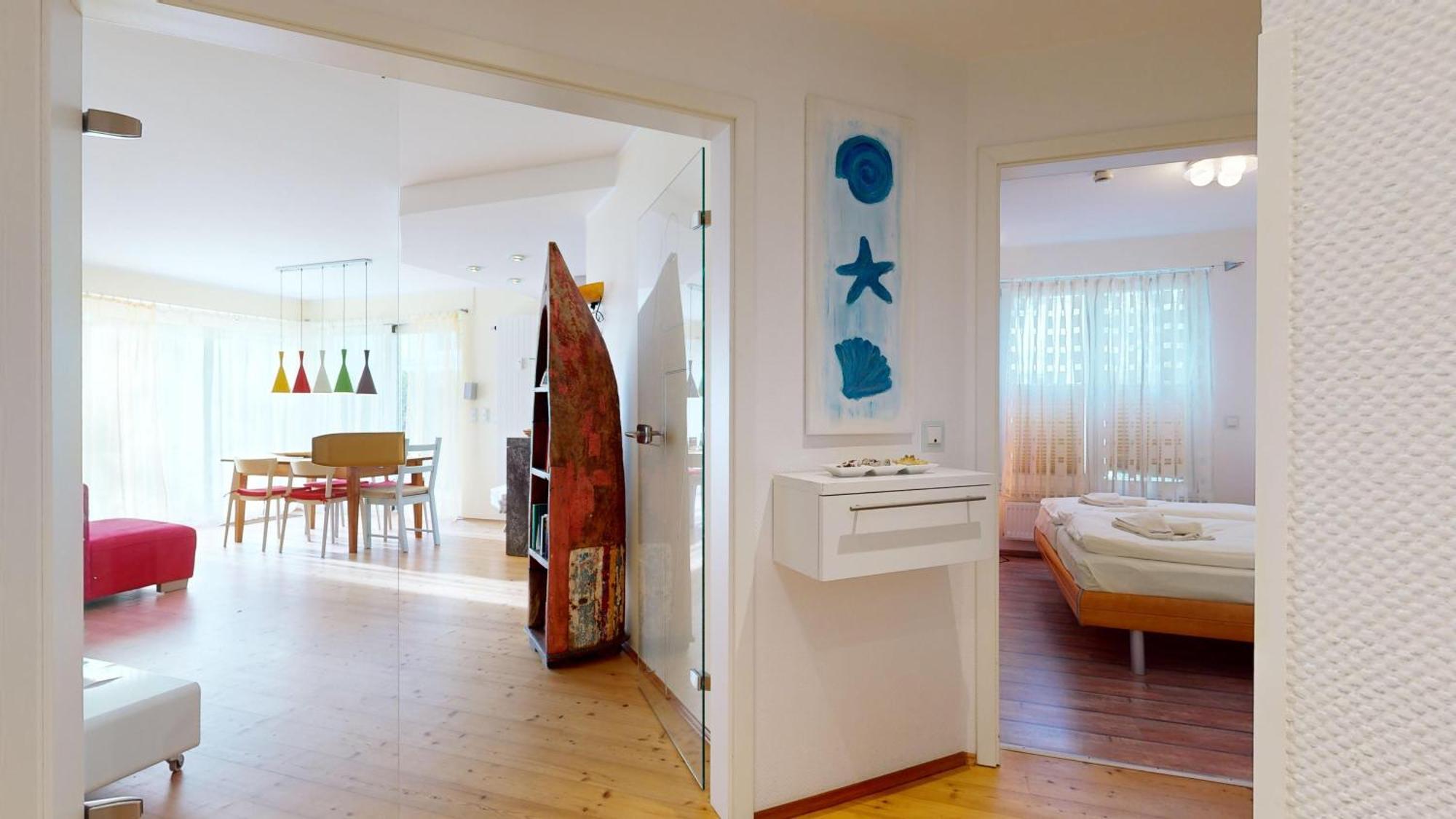 Strandnahe Fewo Mit 2 Schlafzimmern Und Terrasse, Villa Am Kurpark, بينز المظهر الخارجي الصورة